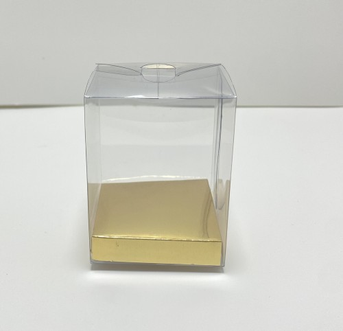 علب pvc 5.5.7cm قاعدة داخلية ذهبي-10 علب