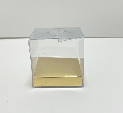 علب pvc 5.5.5cm قاعدة داخلية ذهبي-10 علب