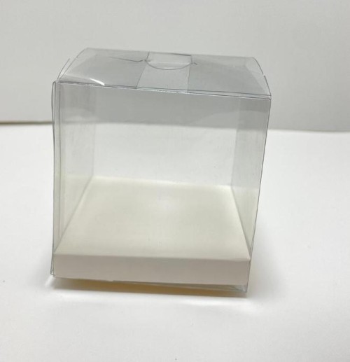 علب pvc7.7.7cm قاعدة داخليةأبيض-10 علب